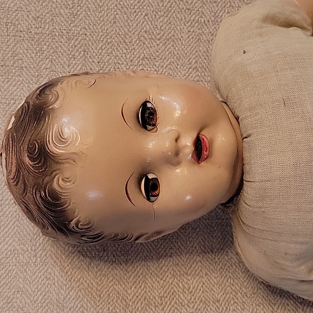 1920's MAMA CRIER 22" COMPOSITION DOLL - Picture 5 of 13